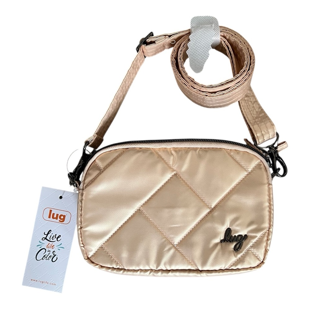 NEW LUG Coupe XL
Convertible Crossbody Bag Gold Metallic Quilted